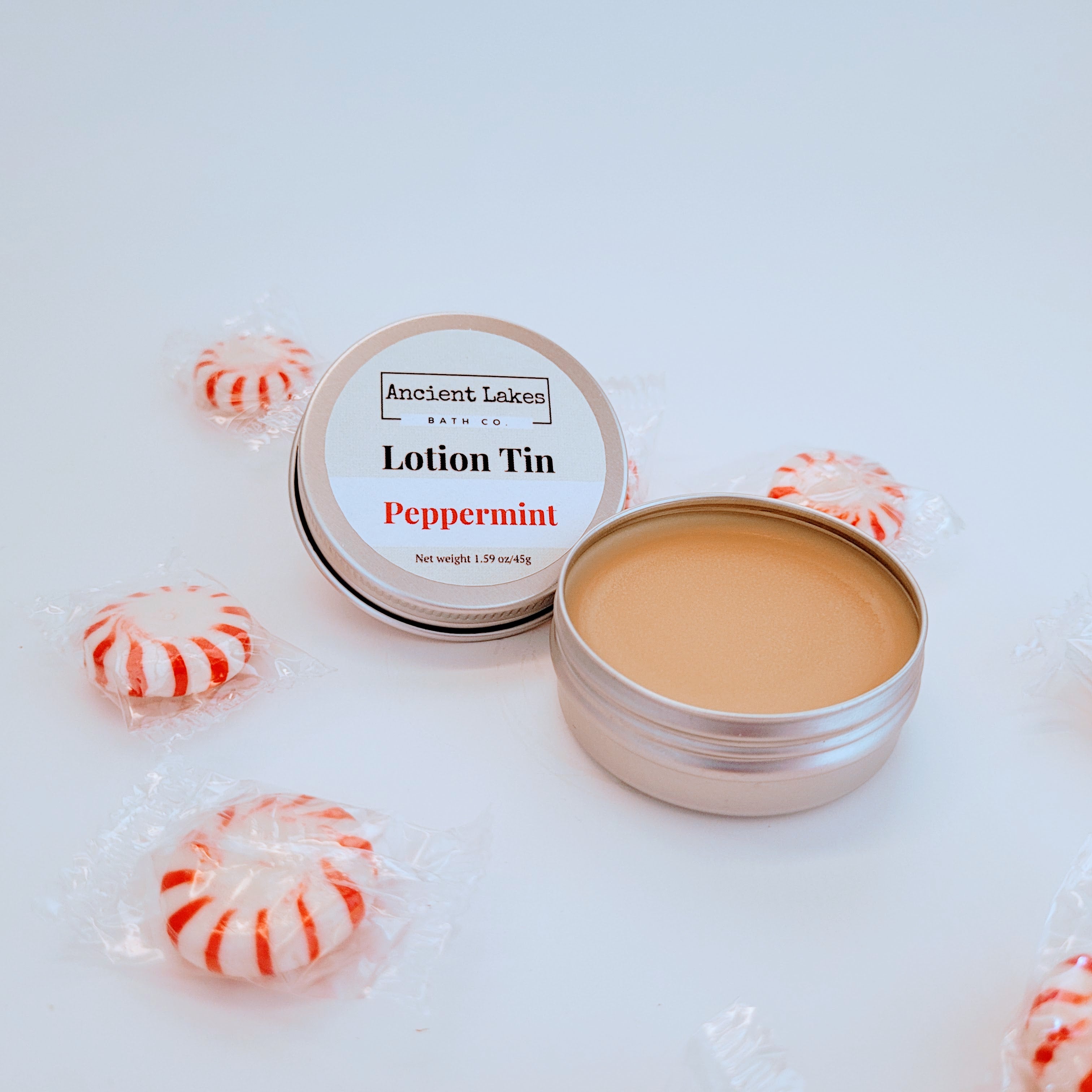 Peppermint Lotion Tin