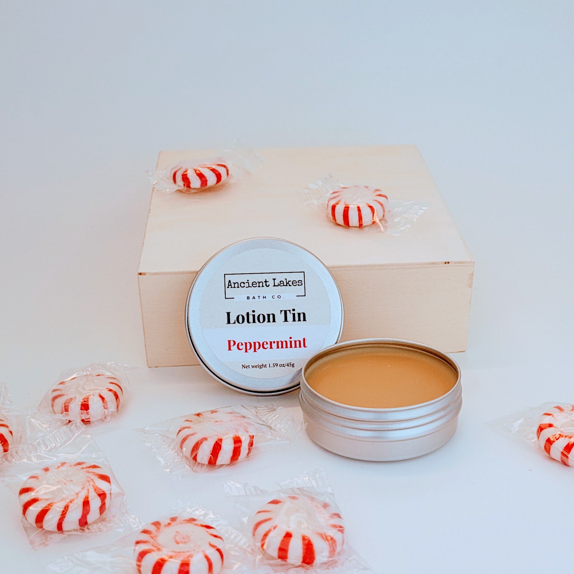 Peppermint Lotion Tin